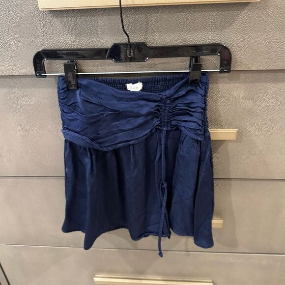 Aerie Dresses & Skirts - Aerie Women's XXS Navy Blue Short Skirt Casual Ruffle Detail